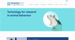 Desktop Screenshot of phenosys.com